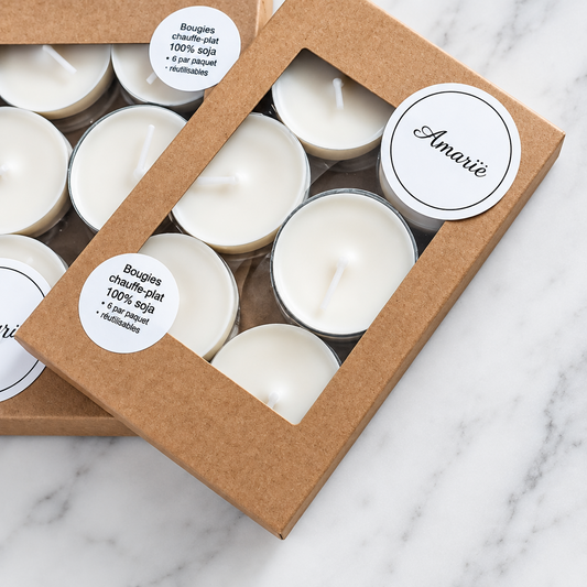 Bougies chauffe-plat